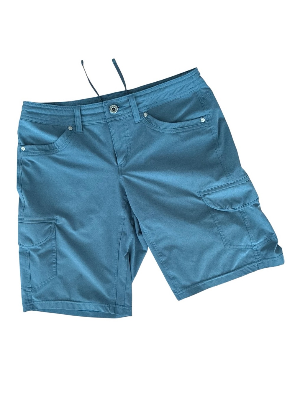 KÜHL Freeflex Hiking Shorts Women’s Size 6 Outdoor 10” Inseam Blue Slate Cargo
